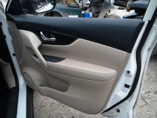 OEM Tan Door Interior Trim Panel for 2014, 2015, 2016, 2017, 2018, 2019, 2020 Nissan Rogue - Front, Right (Passenger)