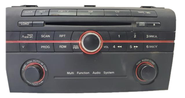 2004 Mazda 3 Radio with 6-CD Changer and Display Screen (OEM)