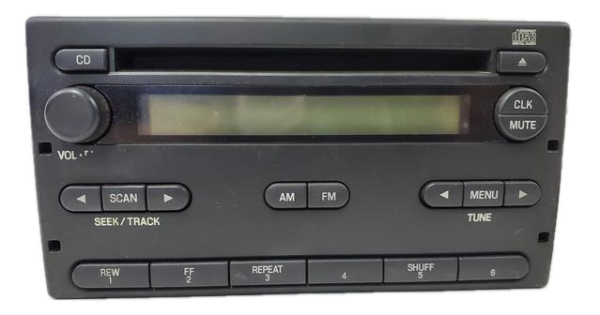 OEM AM-FM-CD Single Disc Radio for 2003, 2004, 2005, 2006, 2007 Ford & Mazda • B2300, B3000, B4000, Ranger