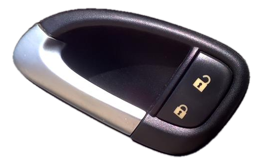 OEM Silver Interior Door Handle for 2003, 2004, 2005, 2006, 2007, 2008, 2009, 2010, 2011 Saab 9-3, 9-3X - Left (Driver)