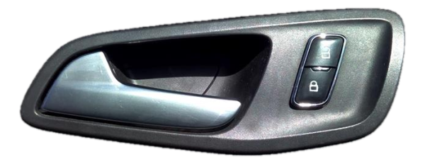 OEM Silver Interior Door Handle for 2013, 2014, 2015, 2016, 2017, 2018, 2019 Ford C-Max, Escape - Left (Driver)