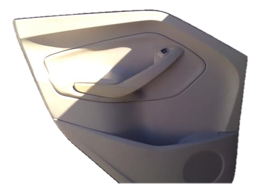 2013, 2014, 2015, 2016, 2017, 2018, 2019 Ford Escape Gray Door Interior Trim Panel with Power Windows and Locks - Rear, Left (Driver) (OEM)