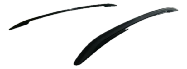 2017, 2018, 2019, 2020, 2021, 2022, 2023, 2024, 2025 Jeep Compass Black Roof Rack Side Rails (OEM)