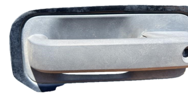 2015, 2016, 2017, 2018, 2019, 2020 Ford F-150 Textured Exterior Door Handle - Front, Left (Driver) (OEM)