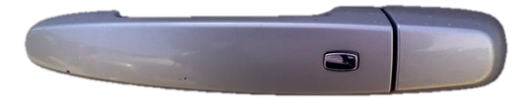 2018, 2019 Chevrolet Equinox Silver Passive Entry Exterior Door Handle - Front, Left (Driver) (OEM)