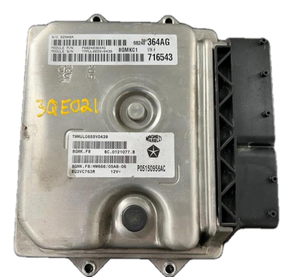 OEM Powertrain Control Module for 2015, 2016, 2017 Fiat 500 - Front
