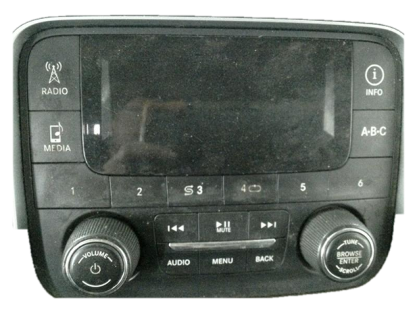 OEM Uconnect 3.0 AM/FM Bluetooth Radio Receiver for 2013 Ram 1500, 2500, 3500