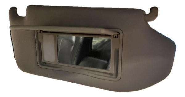 OEM Black Sun Visor with Vanity Light for 2007, 2008, 2009, 2010, 2011, 2012, 2013, 2014, 2015 INFINITI G35, G37, Q40 - Right (Passenger)