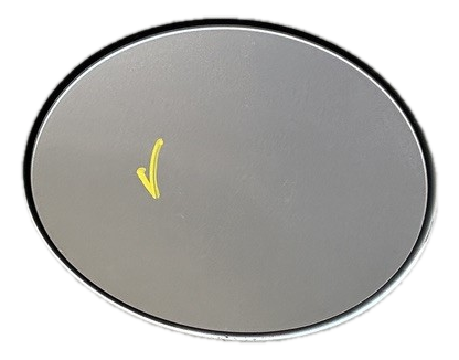 OEM Silver Fuel Filler Door for 2011, 2012, 2013, 2014, 2015, 2016, 2017, 2018, 2019 Ford Explorer, Police Interceptor Utility