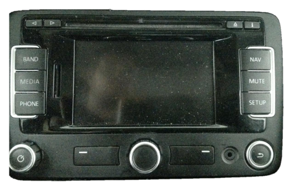 OEM Radio Receiver Assembly for 2012, 2013, 2014, 2015, 2016, 2017 Volkswagen Beetle, CC, Golf, GTI, Jetta, Passat