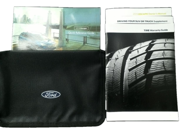 2017, 2018, 2019 Ford Escape Black Owners Manual (OEM)