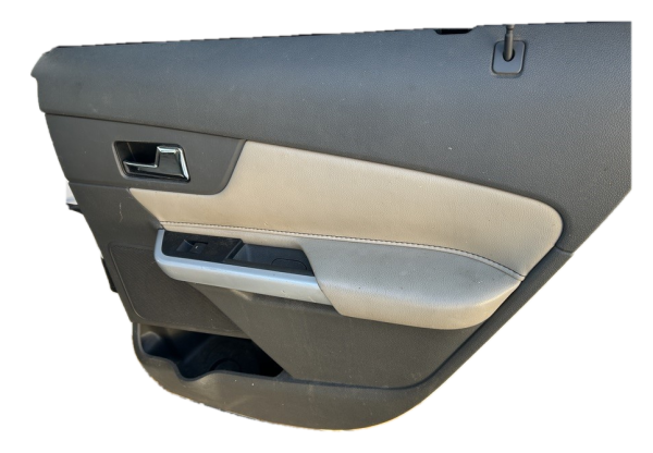 OEM Tan Door Interior Trim Panel for 2011, 2012, 2013, 2014, 2015 Ford & Lincoln • Edge, MKX - Rear, Right (Passenger)