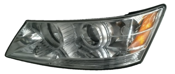 OEM Black Headlight Assembly for 2009, 2010 Hyundai Sonata - Left (Driver)