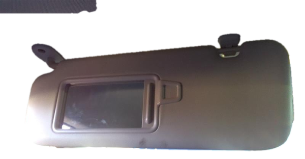 OEM Gray Sun Visor with Slide-Out Extension for 2017, 2018, 2019, 2020 Hyundai Elantra - Left (Driver)