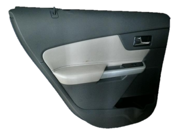 OEM Gray Door Interior Trim Panel for 2011, 2012, 2013, 2014, 2015 Ford Edge - Rear, Left (Driver)