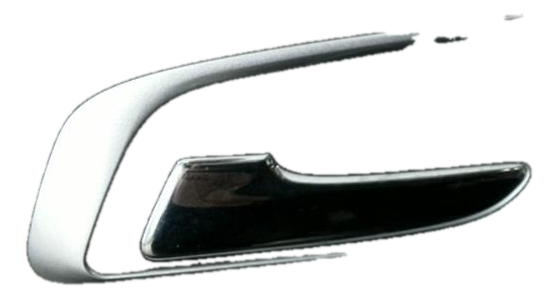 2010, 2011, 2012, 2013, 2014, 2015, 2016, 2017 Chevrolet Equinox Chrome Interior Door Handle - Front, Left (Driver) (OEM)