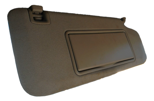 OEM Tan Illuminated Cloth Sun Visor for 2013, 2014, 2015, 2016, 2017 Cadillac XTS - Right (Passenger)
