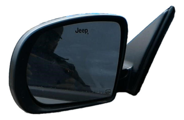 OEM Gray Side/Door Mirror for 2017, 2018, 2019, 2020, 2021, 2022 Jeep Compass - Left (Driver)
