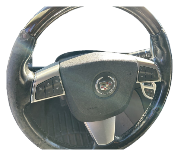 OEM Black Tilt Steering Column with Cruise and Radio Controls for 2010, 2011, 2012 Cadillac & Saab