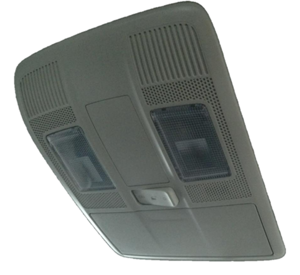 2014, 2015, 2016, 2017, 2018 Mazda 3 Gray Overhead Roof Console with Storage Cubby (OEM)