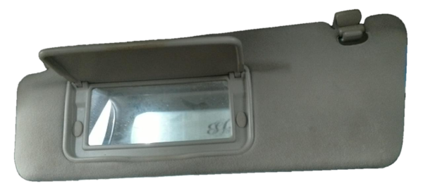 2002, 2003 Lexus ES300 Tan Sun Visor with Illuminated Vanity Mirror - Left (Driver) (OEM)