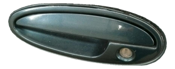 OEM Green Exterior Door Handle for 1997, 1998, 1999, 2000, 2001, 2002, 2003, 2004, 2005, 2006, 2007, 2008 Buick, Chevrolet, Oldsmobile, & Pontiac - Front, Left (Driver)