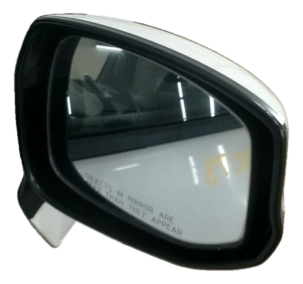 2012 Honda Civic White Power Door/Side View Mirror - Right (Passenger) (OEM)