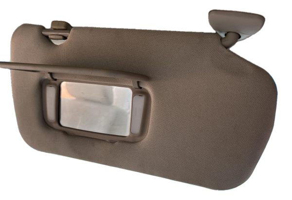 OEM Tan Sun Visor with Vanity Mirror and Light for 2005, 2006 Nissan Altima - Right (Passenger)