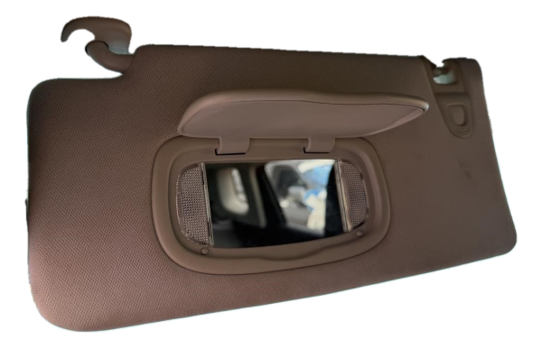 OEM Black Illuminated Sun Visor with Vanity Mirror for 2017, 2018, 2019, 2020, 2021 Jeep Compass - Left (Driver)
