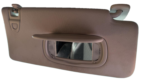 OEM Black Sun Visor with Vanity Mirror for 2017, 2018, 2019, 2020, 2021 Jeep Compass - Right (Passenger)