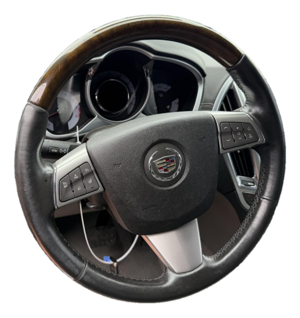OEM Gray Tilt Steering Column with Cruise and Radio Controls for 2010, 2011, 2012 Cadillac & Saab