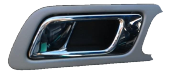 2011, 2012, 2013, 2014, 2015, 2016, 2017, 2018, 2019 Ford Explorer Black Interior Door Handle - Front, Left (Driver) (OEM)