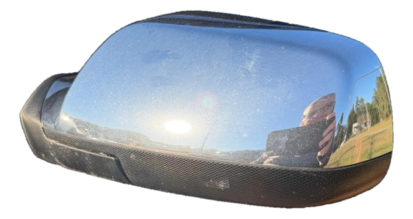 2010, 2011 Chevrolet Equinox Black Power Door/Side View Mirror - Left (Driver) (OEM)
