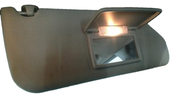OEM Gray Illuminated Sun Visor for 2004, 2005, 2006, 2007 Jeep Liberty - Right (Passenger)