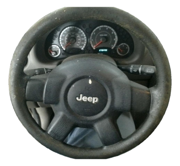 OEM Gray Tilt Steering Column with Key for 2002, 2003, 2004, 2005, 2006 Jeep Liberty, Wrangler
