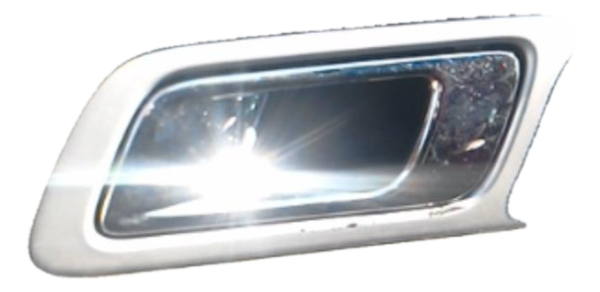 OEM Black Interior Door Handle for 2011, 2012, 2013, 2014, 2015, 2016, 2017, 2018, 2019 Ford Explorer, Police Interceptor Utility - Front, Left (Driver)