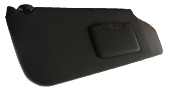 2006, 2007, 2008, 2009, 2010 Jeep Commander Gray Illuminated Vanity Mirror Sun Visor - Right (Passenger) (OEM)