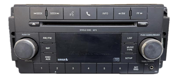 2008, 2009, 2010 Jeep Commander AM/FM CD MP3 Satellite Radio Receiver (OEM)