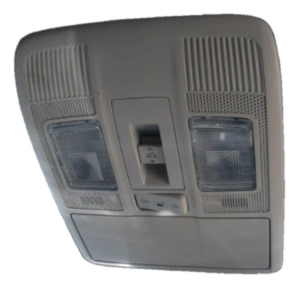 2014, 2015, 2016, 2017, 2018 Mazda 3 Gray Front Overhead Map and Dome Light Console (OEM)