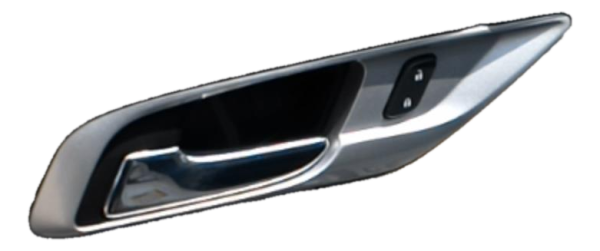 2010, 2011, 2012, 2013, 2014, 2015, 2016, 2017 Chevrolet Equinox Gray Interior Door Handle - Front, Left (Driver) (OEM)