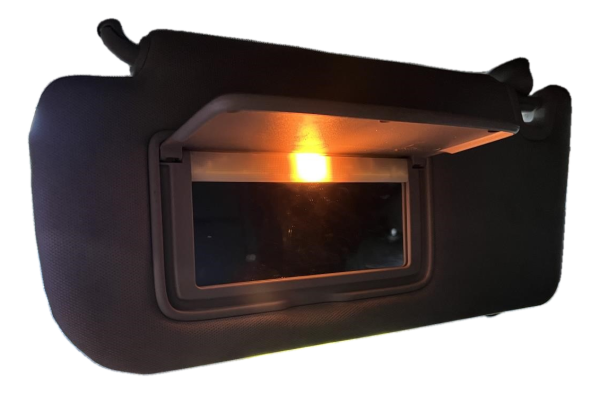 OEM Black Illuminated Sun Visor for 2019, 2020 Nissan Altima - Left (Driver)