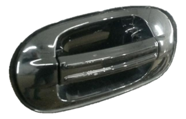 OEM Black Exterior Door Handle for 2003, 2004, 2005, 2006, 2007, 2008, 2009, 2010, 2011, 2012, 2013, 2014 Ford Expedition - Rear, Left (Driver)