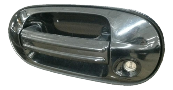 OEM Black Exterior Door Handle for 2003, 2004, 2005, 2006, 2007, 2008, 2009, 2010, 2011, 2012, 2013, 2014 Ford Expedition - Front, Left (Driver)