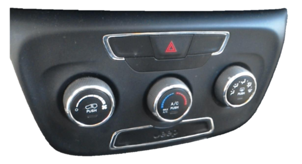 2017, 2018 Jeep Compass Temperature Control Module with Wiper Control - Rear (OEM)