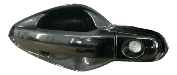 2010, 2011, 2012, 2013, 2014, 2015, 2016, 2017 Chevrolet Equinox Black Exterior Door Handle Assembly - Front, Left (Driver) (OEM)