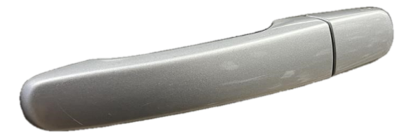 2010, 2011, 2012, 2013, 2014, 2015, 2016, 2017 Chevrolet Equinox Silver Exterior Door Handle - Rear, Left (Driver) (OEM)