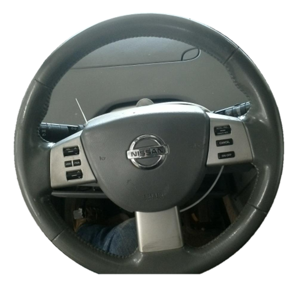OEM Tan Tilt Steering Column with Cruise and Radio Controls for 2006 Nissan
