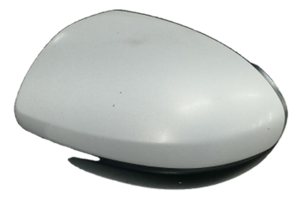 2010, 2011, 2012, 2013 Mazda 3 White Power Door/Side View Mirror - Left (Driver) (OEM)