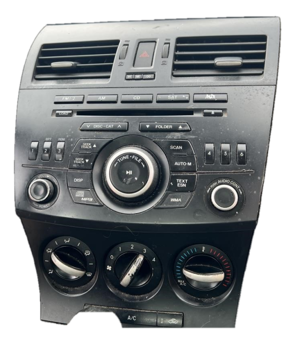 2012, 2013 Mazda 3 Manual Temperature Control Module (OEM)