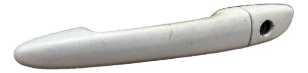OEM White Exterior Door Handle for 2010, 2011, 2012, 2013 Mazda 3 - Front, Left (Driver)